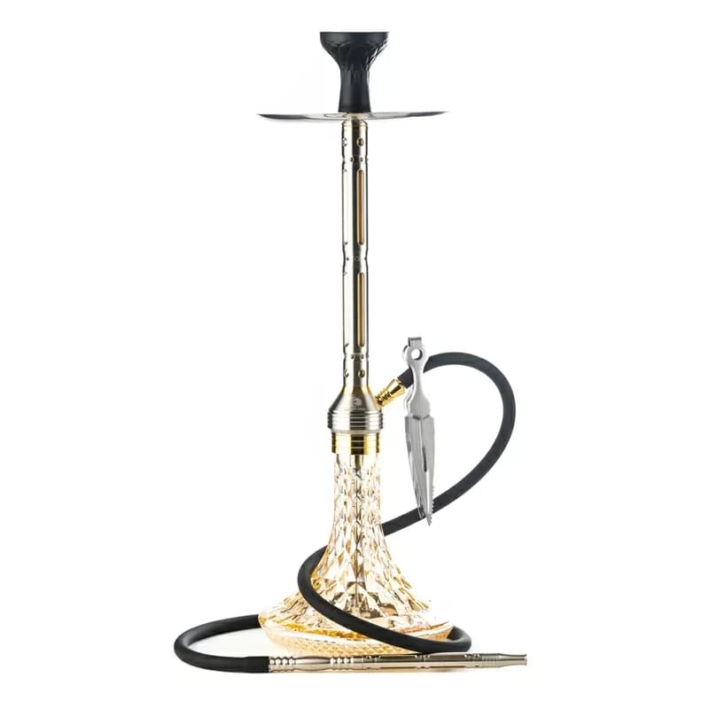Кальян 7 Star — 076 B Gold Silver 60см