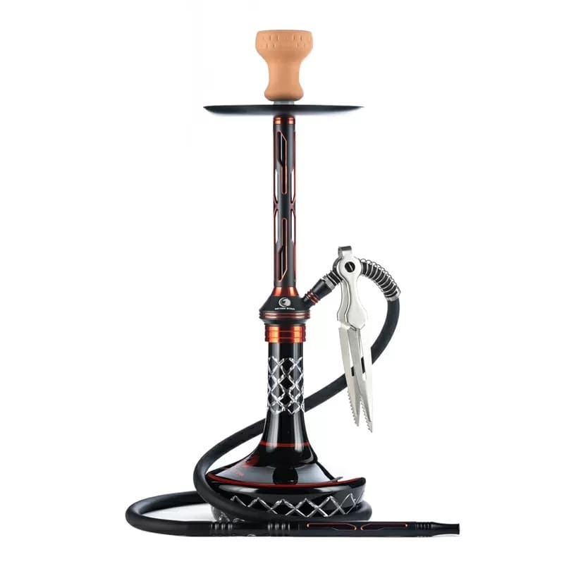 Кальян 7 Star — 077 S Black Red 50см
