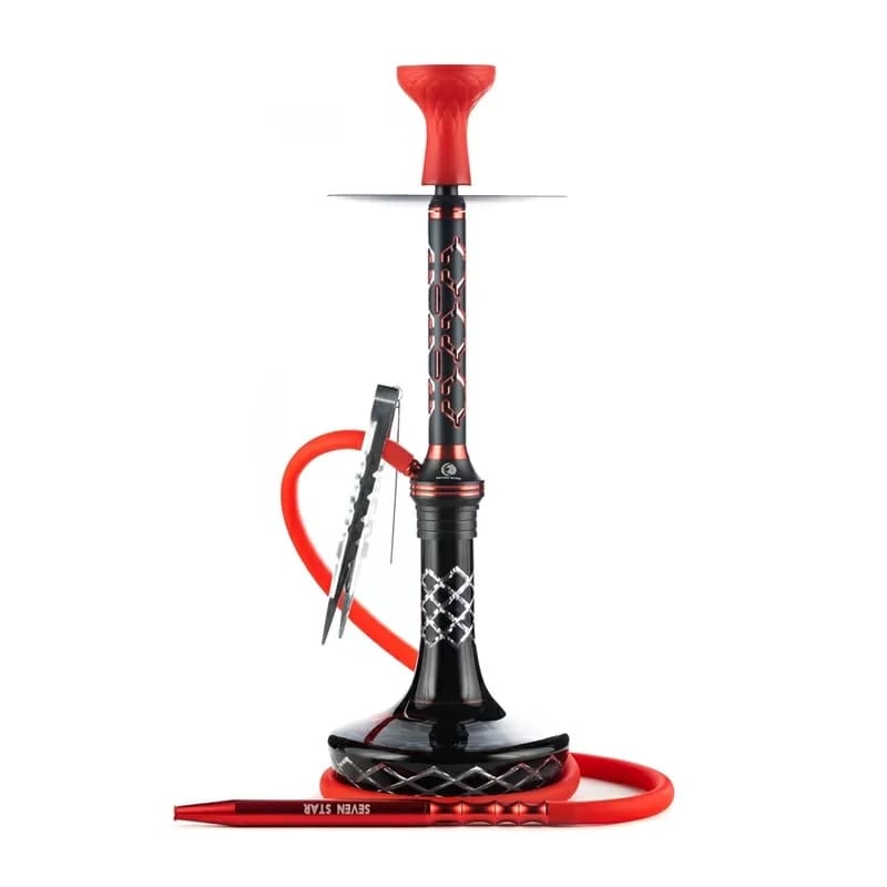 Кальян 7 Star — Am 570 Black Red 50см