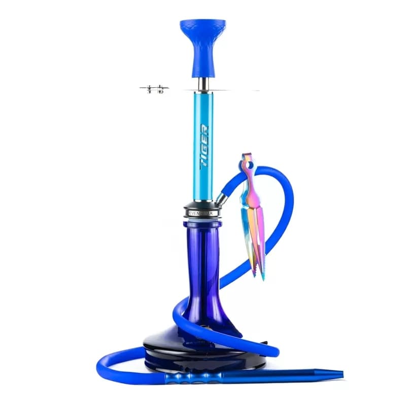 Кальян 7 Star — Techno Te 3 Tiger Blue 50см