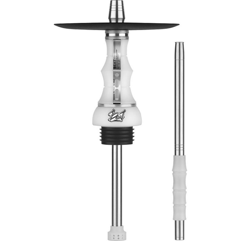 Кальян Alpha Hookah Beat White Silver — 35см