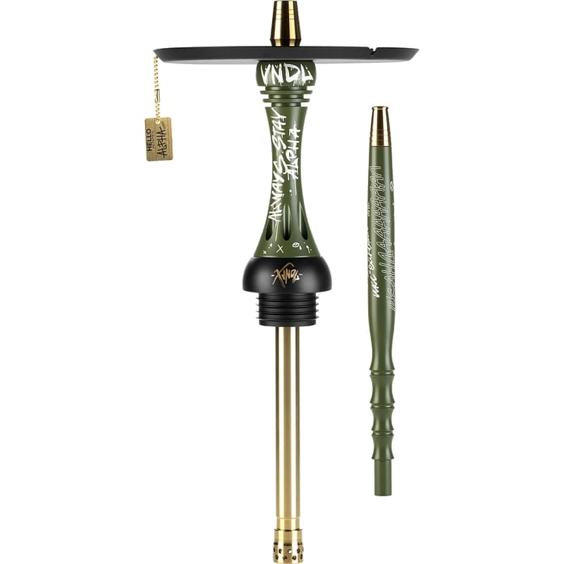 Кальян Alpha Hookah Model X VNDL Olive — 40см