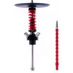 Кальян Mamay Customs v3 Coilovers №12 Micro Черно Красный Лак — 35см