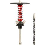 Кальян Mamay Customs v3 Coilovers №12 Micro Красно Серый Камуфляж — 35см