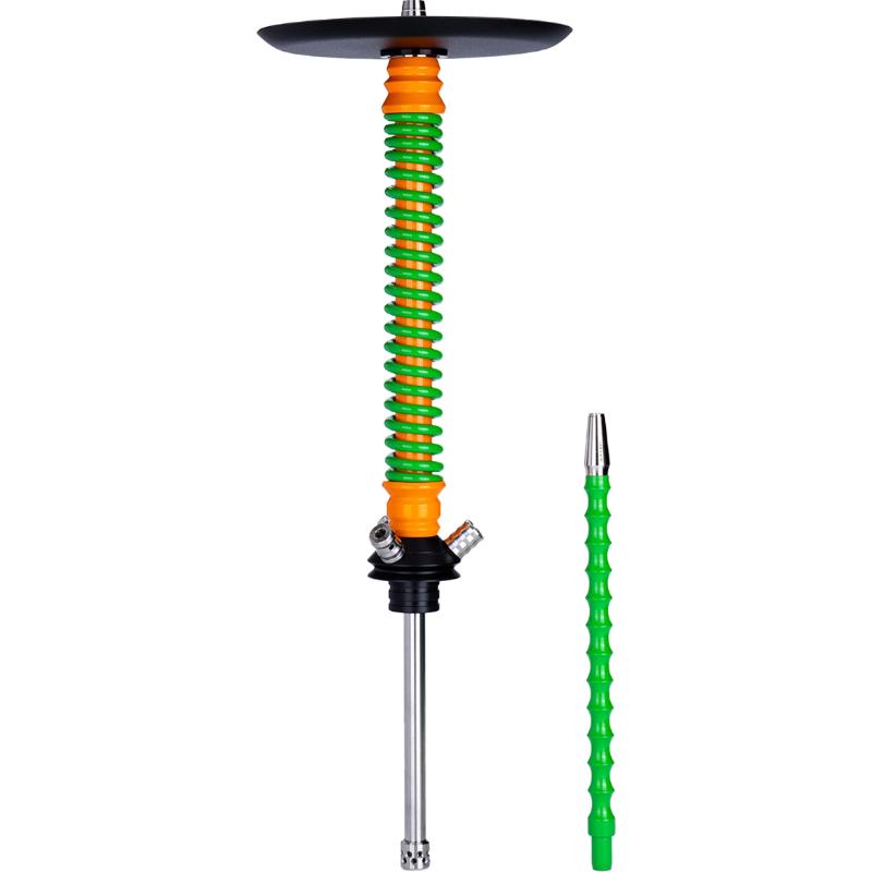 Кальян Mamay Customs v3 Coilovers №12 Оранжево Салатовый — 65см