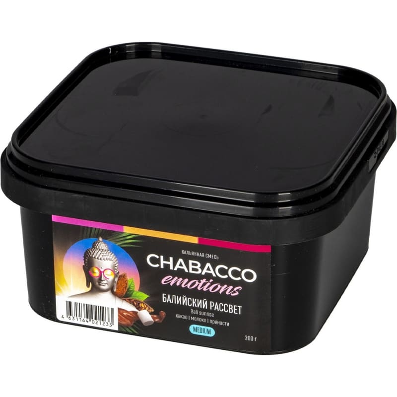 Смесь для кальяна Chabacco Emotions Medium Bali Sunrise — Балийский Рассвет 200гр