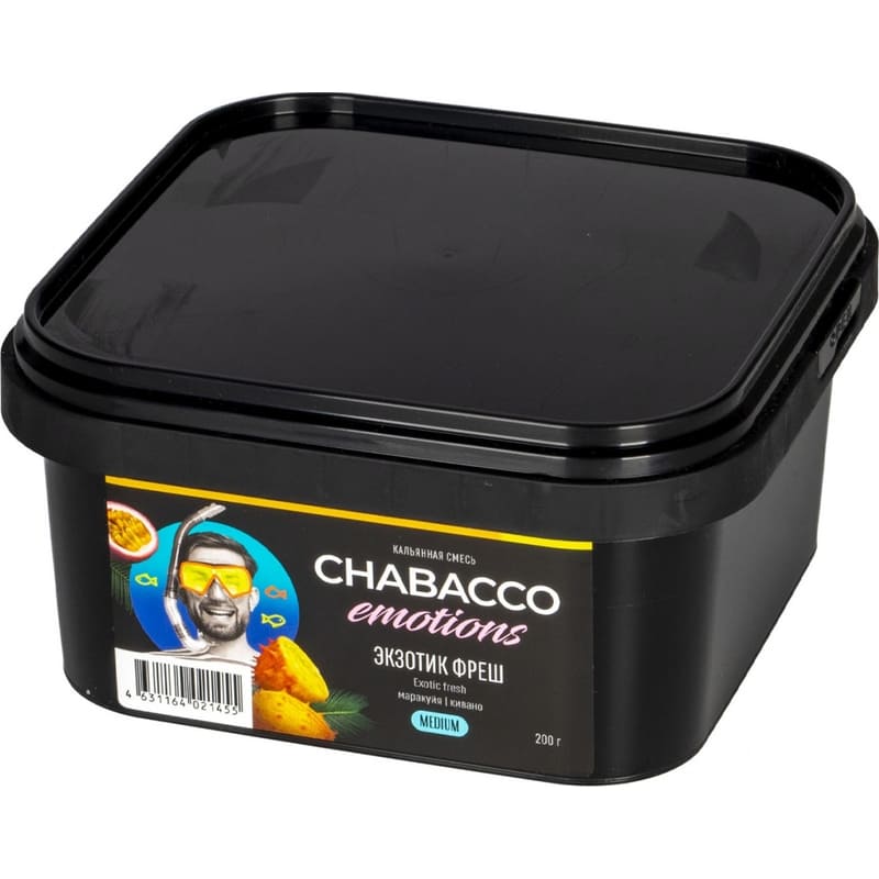Смесь для кальяна Chabacco Emotions Medium Exotic Fresh — Экзотик Фреш 200гр