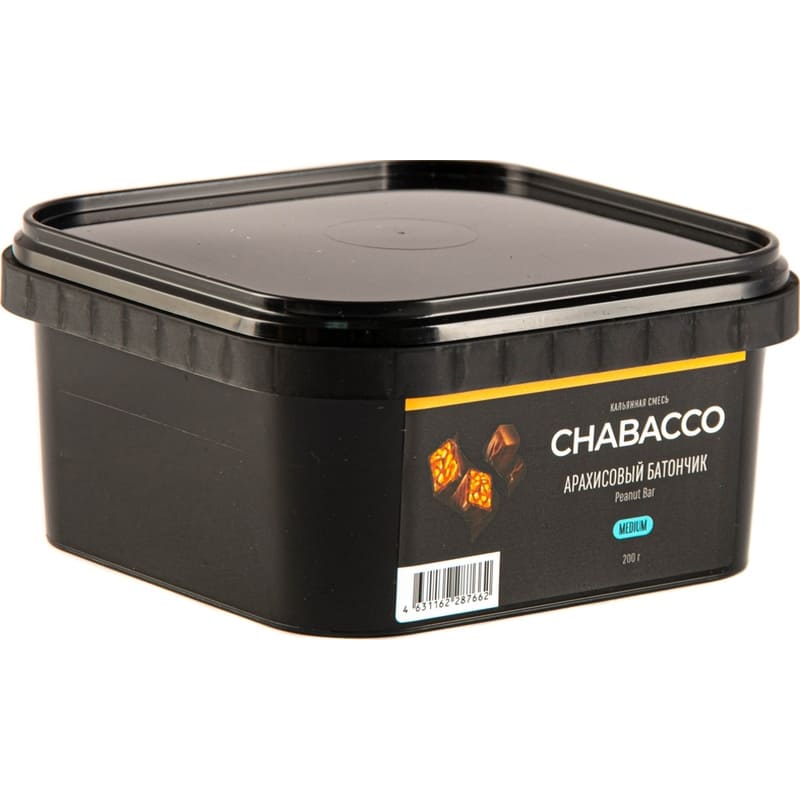 Смесь для кальяна Chabacco Medium Peanut Bar — Арахисовый Батончик 200гр