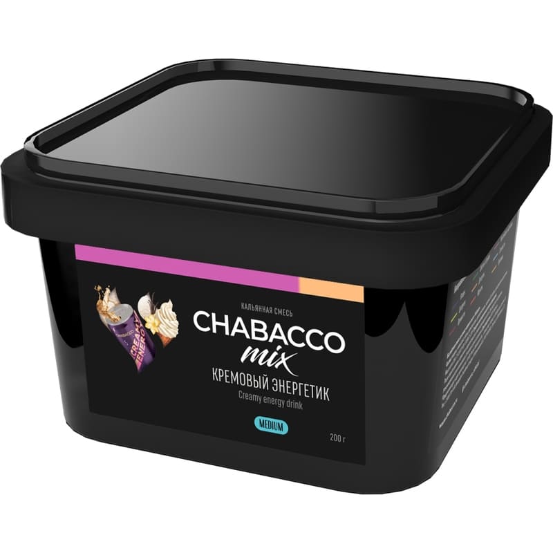 Смесь для кальяна Chabacco Mix Medium Creamy Energy Drink — Кремовый Энергетик 200гр