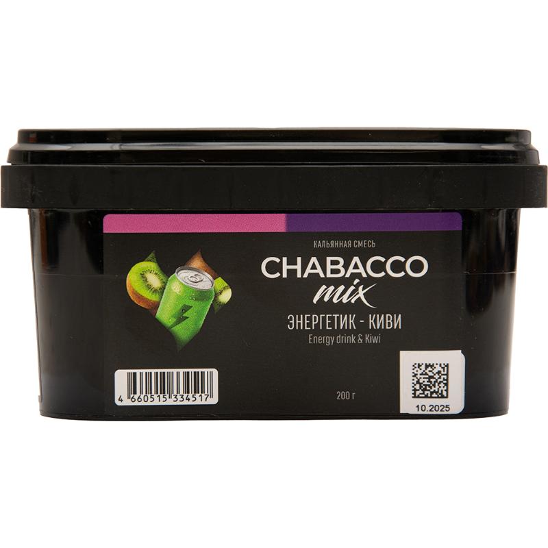 Смесь для кальяна Chabacco Mix Medium Energy Drink Kiwi — Энергетик Киви 200гр