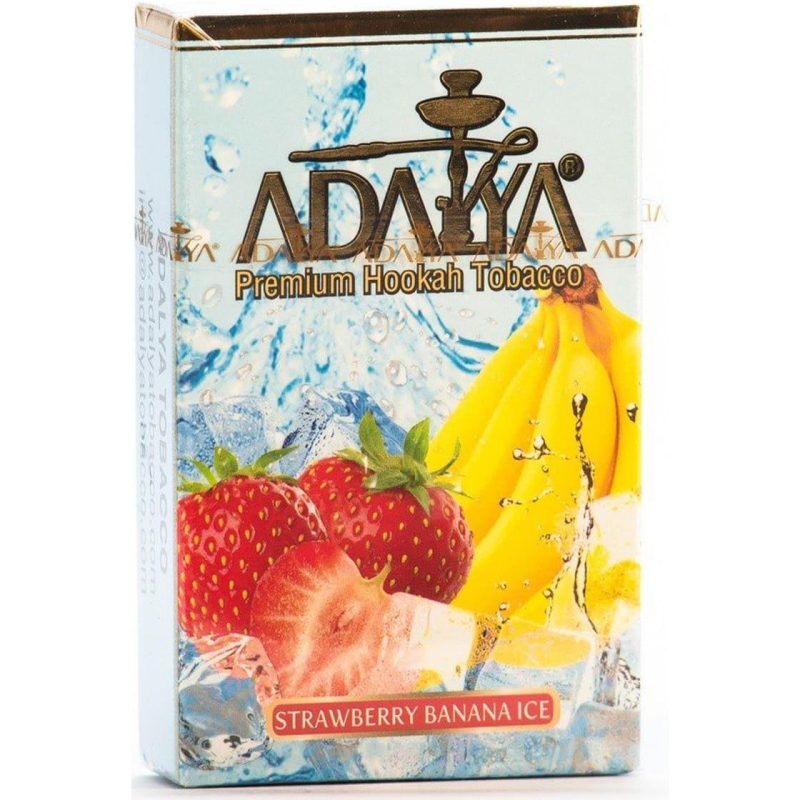 Табак для кальяна Adalya Strawberry Banana Ice — Ледяная Клубника и Банан 200гр. (Акциз)