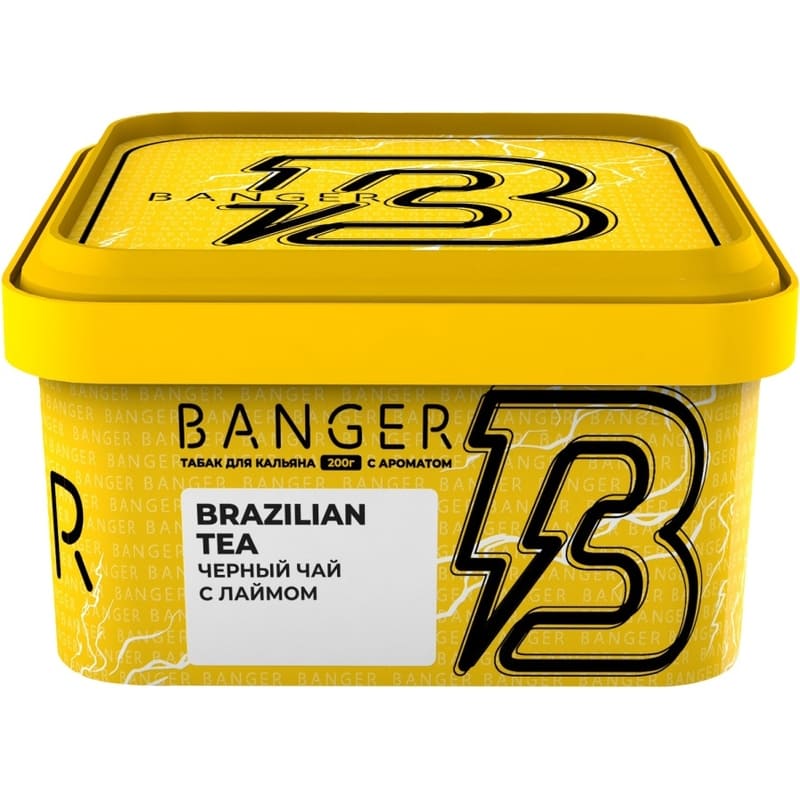 Табак для кальяна Banger Brazilian Tea — Черный Чай с Лаймом 200гр.