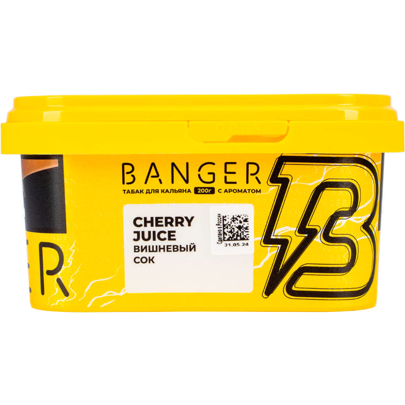 Табак для кальяна Banger Cherry Juice — Вишневый Сок 200гр.