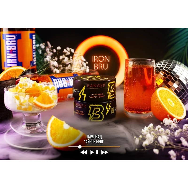 Табак для кальяна Banger Iron Bru — Лимонад Айрон Брю 200гр.