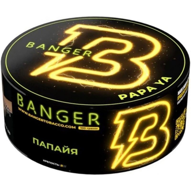 Табак для кальяна Banger Papa Ya — Папайя 100гр.