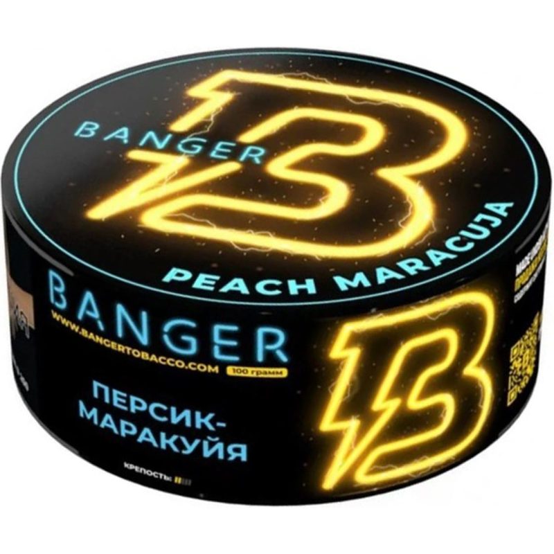 Табак для кальяна Banger Peach Maracuja — Персик и Маракуйя 100гр.