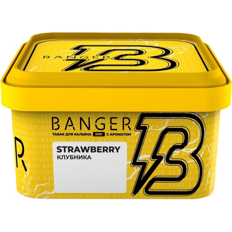 Табак для кальяна Banger Strawberry — Клубника 200гр.