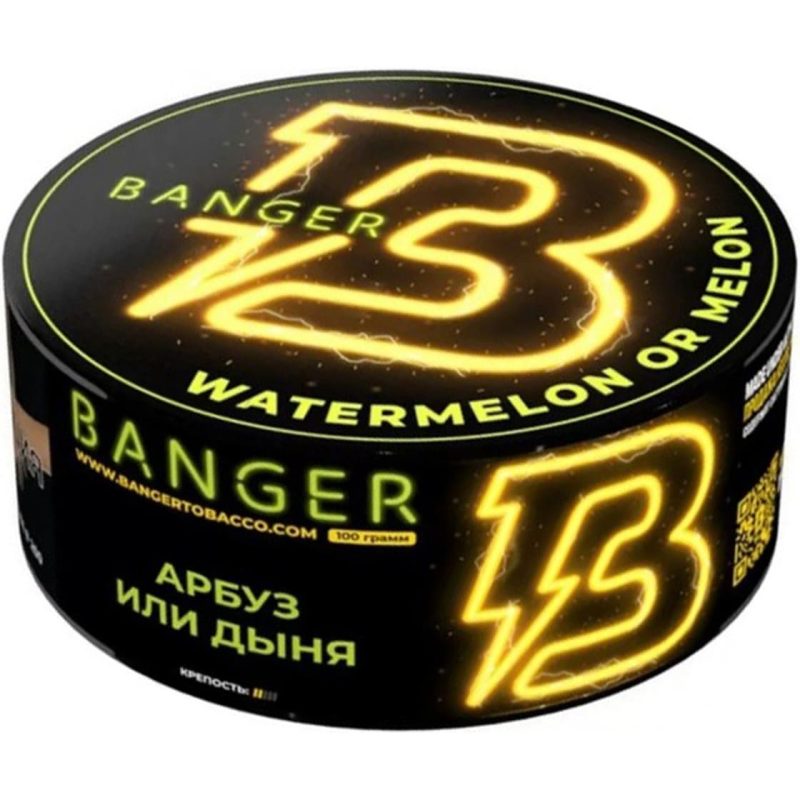 Табак для кальяна Banger Watermelon or Melon — Арбуз или Дыня 100гр.