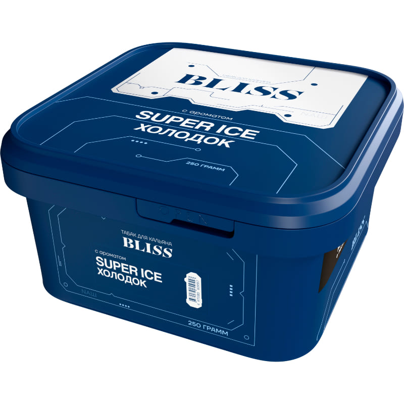 Табак для кальяна Bliss — Super Ice (Холодок) 250гр.