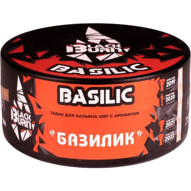 Табак для кальяна Burn Black Basilik — Базилик 100гр.