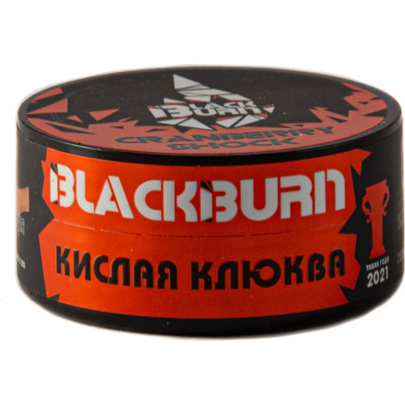 Табак для кальяна Burn Black Cranberry Shock — Кислая Клюква 25гр.