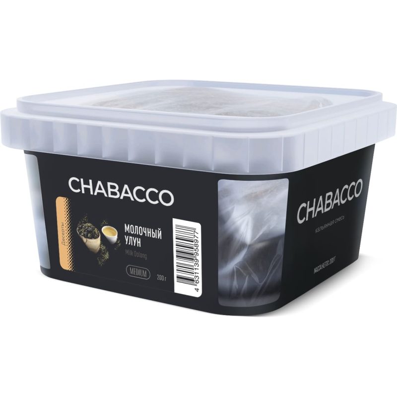 Смесь для кальяна Chabacco Medium Milk Oolong — Молочный Улун 200гр