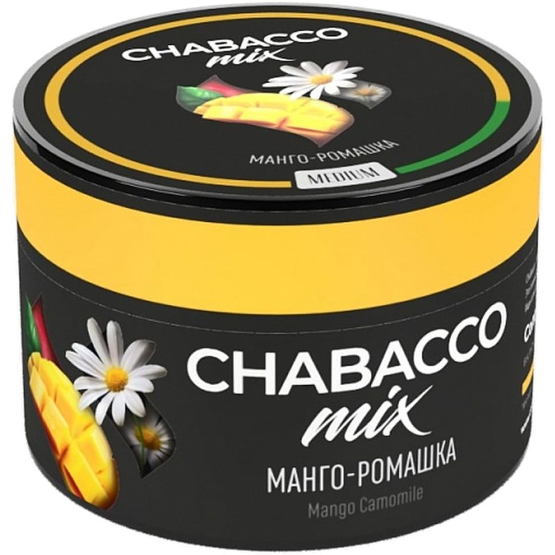 Смесь для кальяна Chabacco Mix Medium Mango Camomile — Манго-Ромашка 40гр