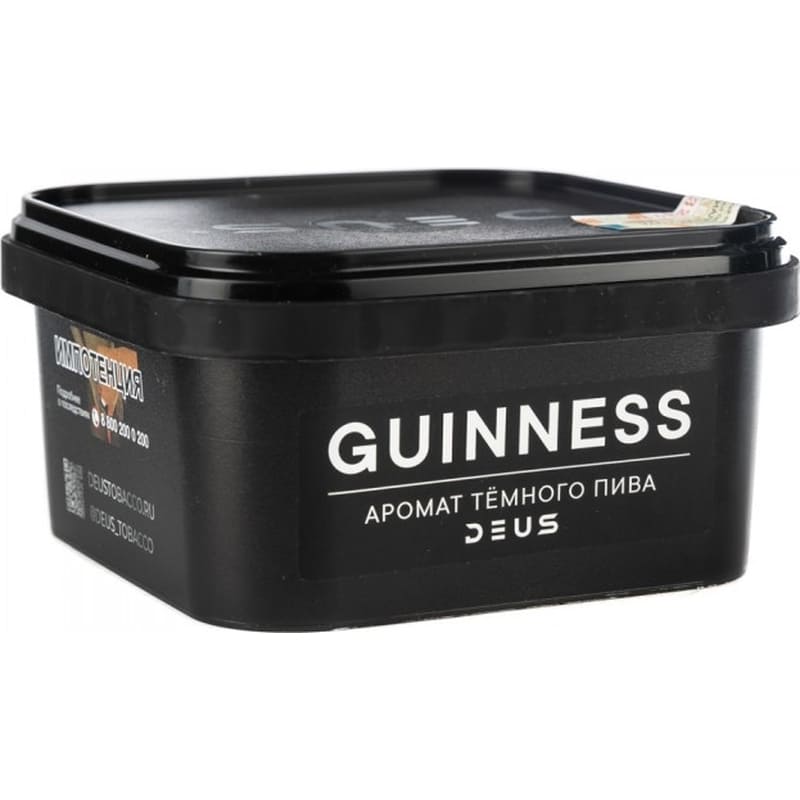 Табак для кальяна Deus Guinness — Аромат Темного Пива 250гр.