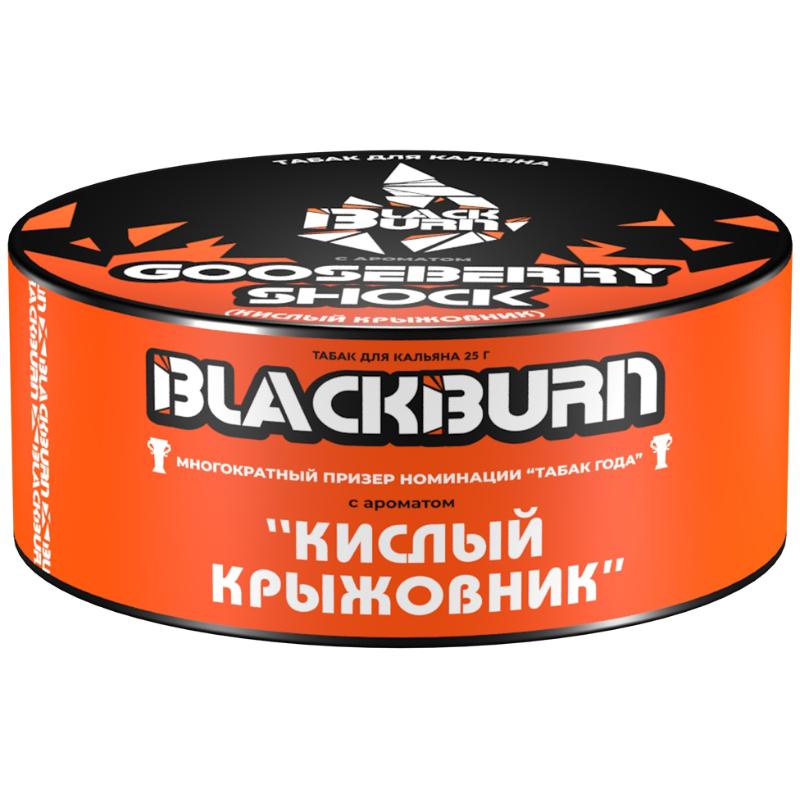 Табак для кальяна Burn Black Gooseberry Shock — Кислый Крыжовник 25гр.