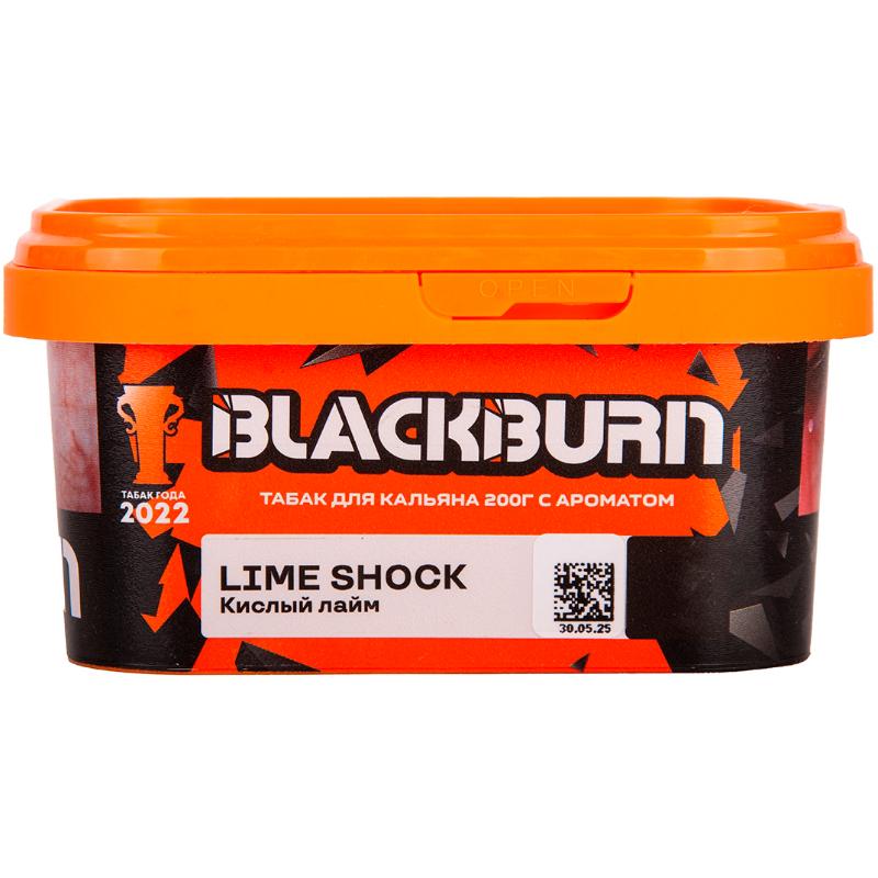 Табак для кальяна Burn Black Lime Shock — Кислый Лайм 200гр.