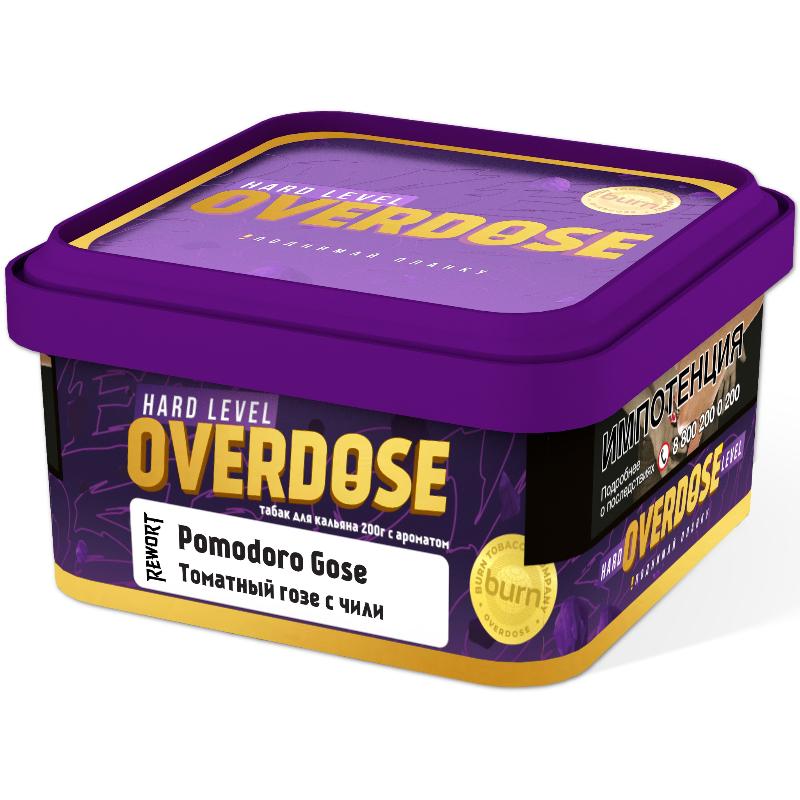 Табак для кальяна Overdose Pomodoro Gosei — Томатный Гозе с Чили 200гр.