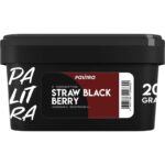 Табак для кальяна Palitra Straw Black Berry — Земляника Ежевика 200гр.
