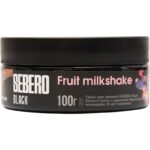 Табак для кальяна Sebero Black Fruit Milkshake — Фруктовый Милкшейк 100гр.