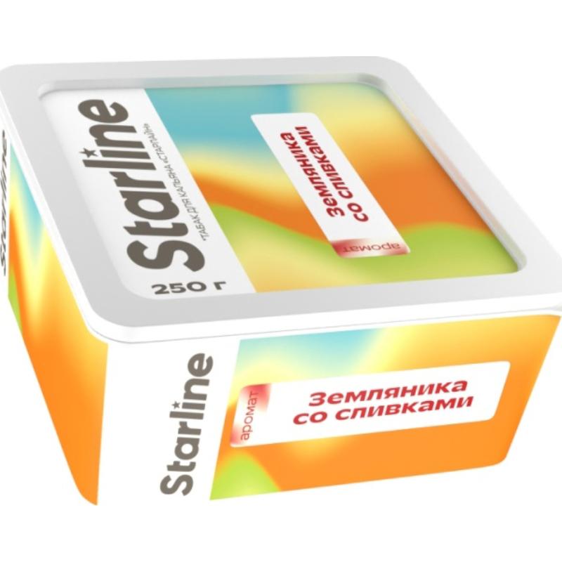 Табак для кальяна StarLine — Земляника со Сливками 250гр.