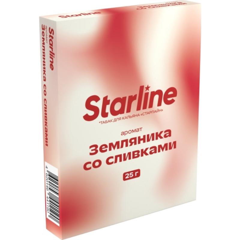 Табак для кальяна StarLine — Земляника со Сливками 25гр.