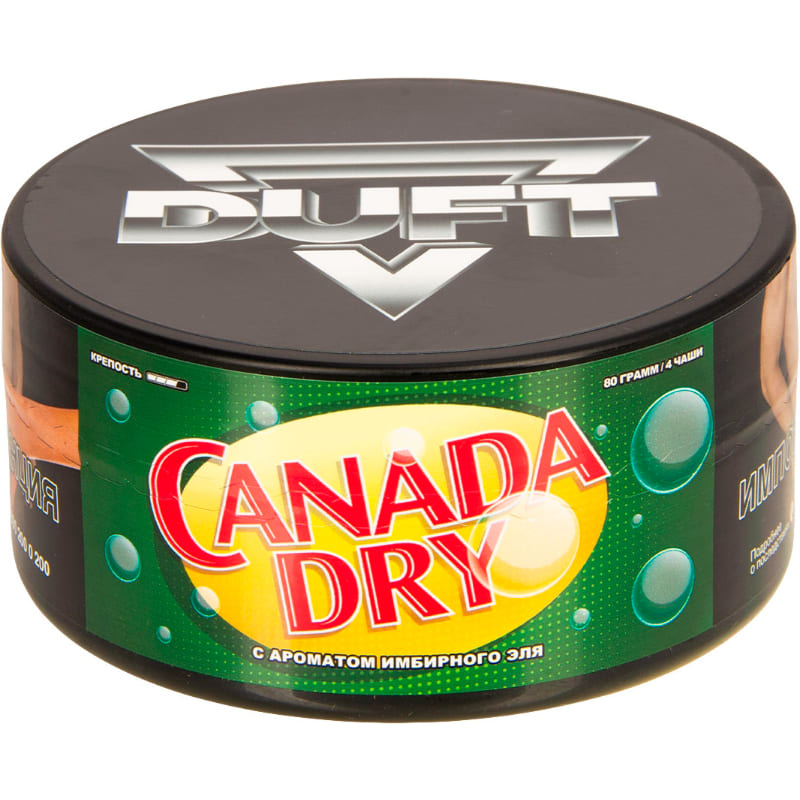 Табак для кальяна Duft Canada Dry — Имбирный Эль 80гр.