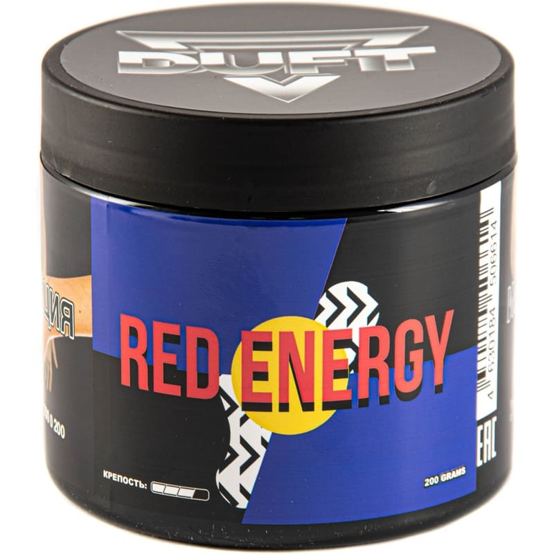 Табак для кальяна Duft Red Energy — Красная Энергия 200гр.