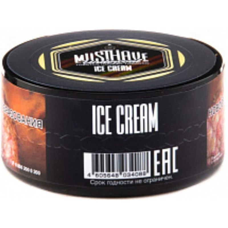 Табак для кальяна Must Have Ice Cream — Мороженое Пломбир 25 гр.