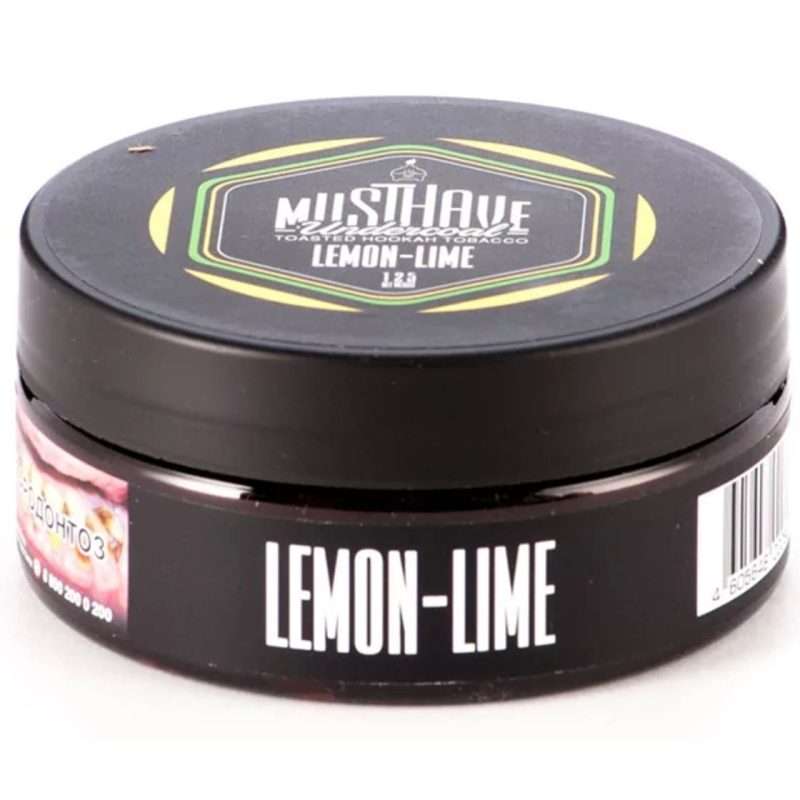 Табак для кальяна Must Have Lemon — Lime — Лимон Лайм 125 гр.