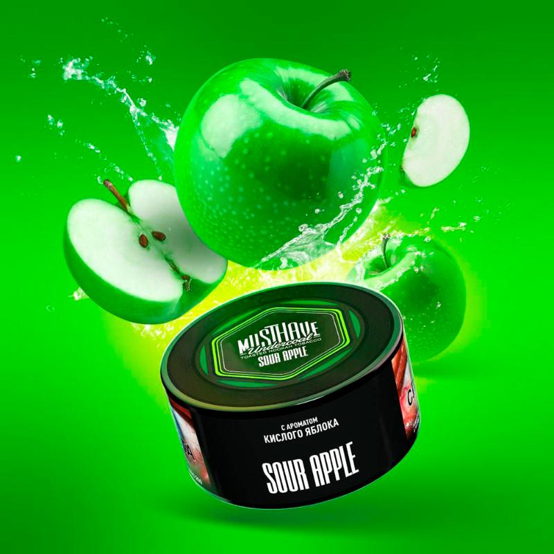 Табак для кальяна Must Have Sour Apple — Кислое Яблоко 125 гр.