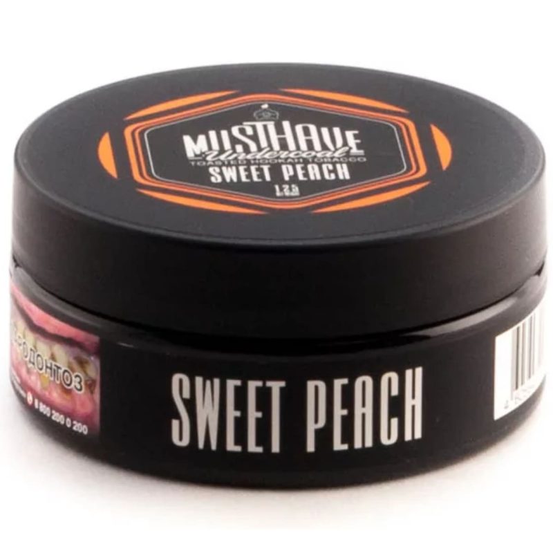 Табак для кальяна Must Have Sweet Peach — Сладкий Персик 125 гр.