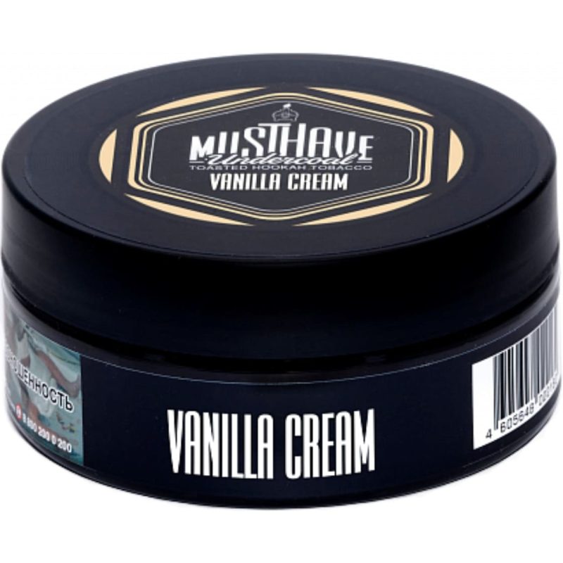 Табак для кальяна Must Have Vanilla Cream — Ванильный Крем 125 гр.