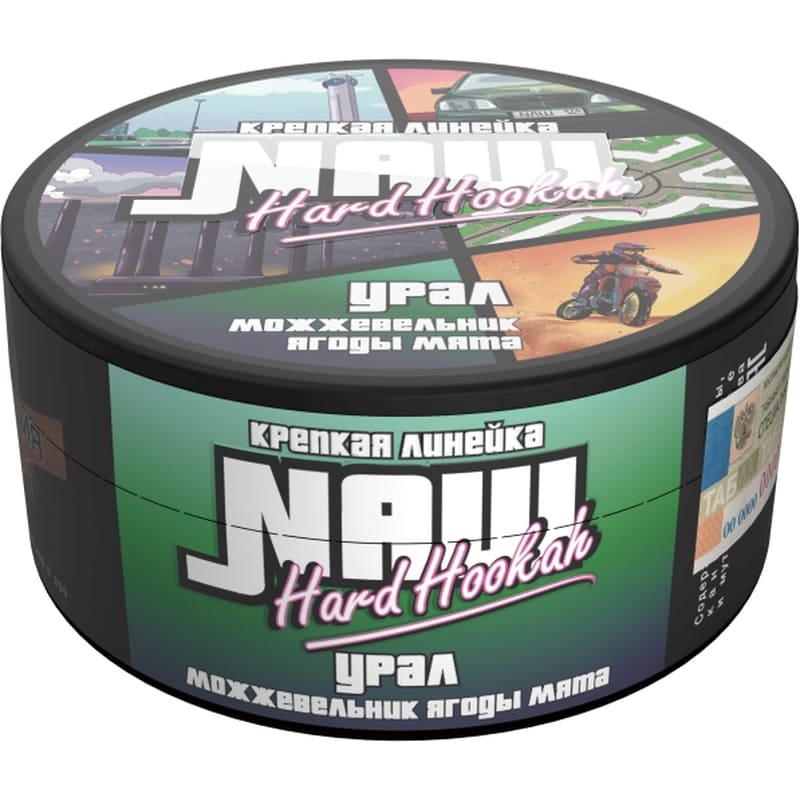 Табак для кальяна Nаш Hard — Урал (Можжевельник Ягоды Мята) 100гр.