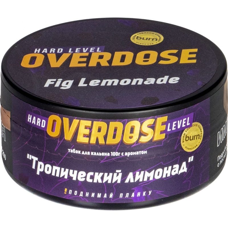 Табак для кальяна Overdose Fig Lemonade — Тропический Лимонад 100гр.