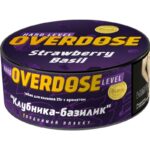 Табак для кальяна Overdose Strawberry Basil — Клубника — Базилик 25гр.