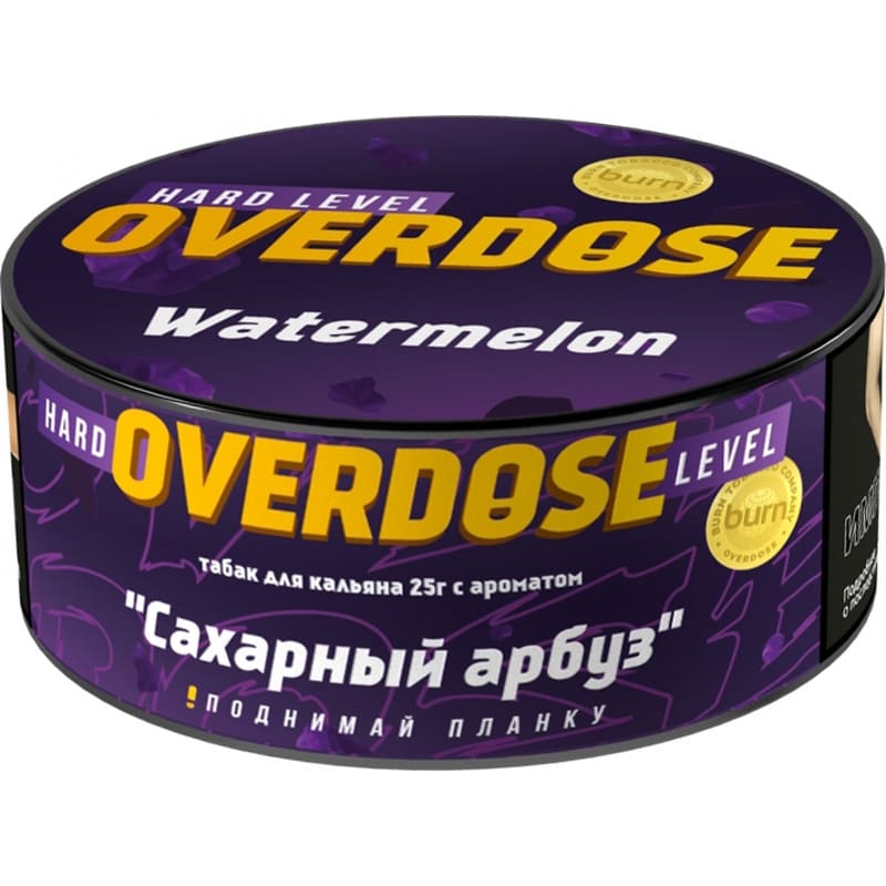 Табак для кальяна Overdose Watermelon — Сахарный Арбуз 25гр.