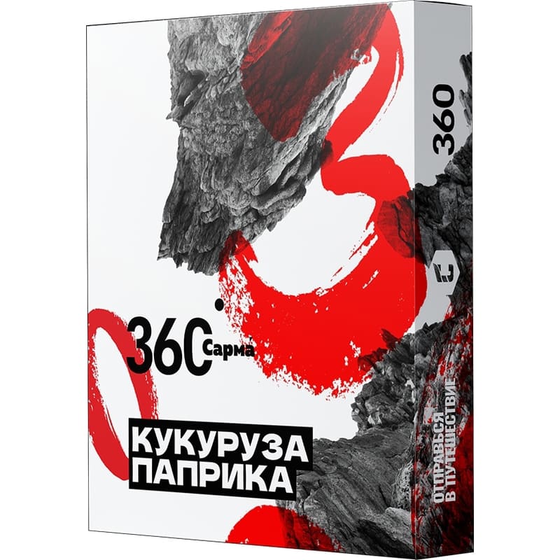 Табак для кальяна Сарма 360 Крепкая — Кукуруза Паприка 25гр.