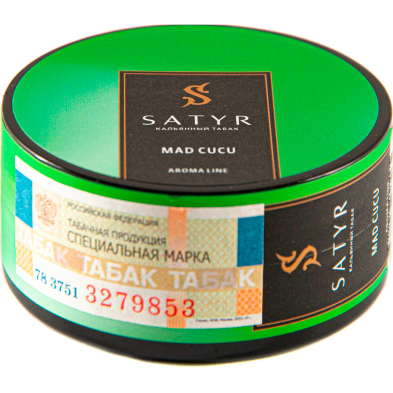 Табак для кальяна Satyr Mad Cucu — Сумасшедший Огурец 25гр.