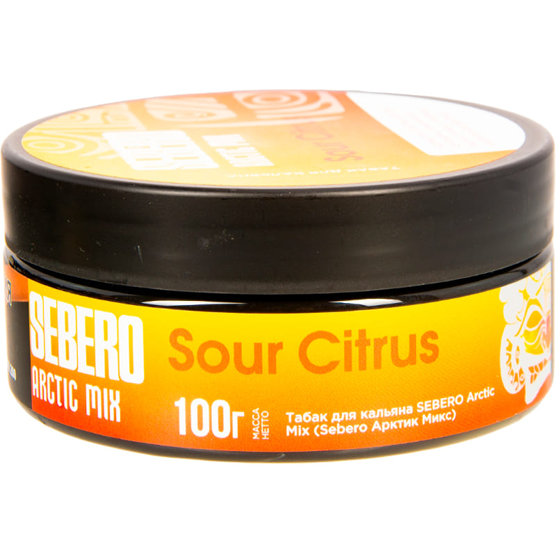 Табак для кальяна Sebero Arctic Mix Sour Citrus — Кислые Цитрусы 100гр.