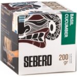 Табак для кальяна Sebero Classic Basil Cucumber — Базилик и Огурец 200гр.